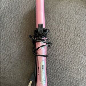 Pink 2 inch Rotating Curling Iron